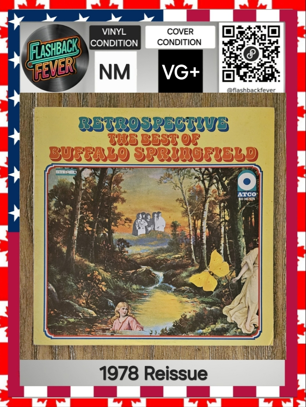 The Best Of BUFFALO SPRINGFIELD•Retrospective•1978 US (#SD 38-105)•SP, Reissue